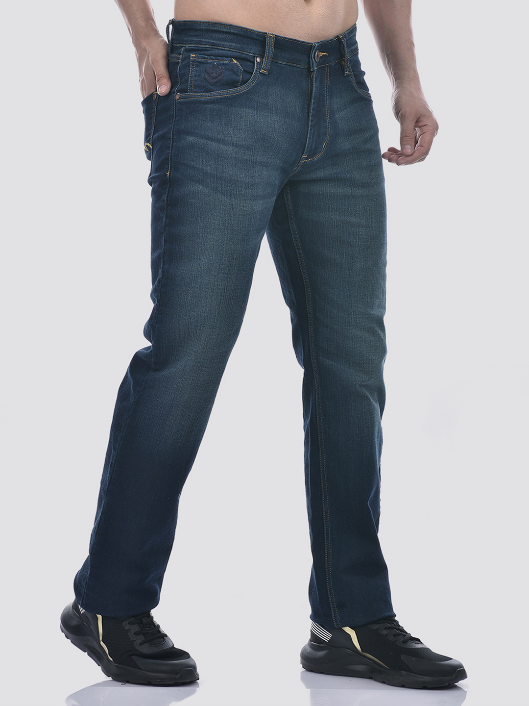 Numero Uno Men Dark Blue Regular Fit Suatianble Jeans